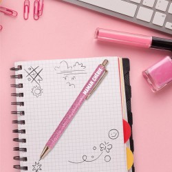 Stylo à Paillettes Mot Fantaisie