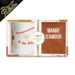 Coffret Cadeaux Paillettes Fantaisie - Tasse & Chaussettes