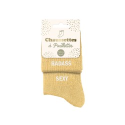 Chaussettes Paillettes Fantaisie Duo de Mots