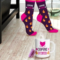 Coffret Mug et Chaussettes Fantaisie