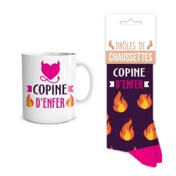 Coffret Mug et Chaussettes Fantaisie