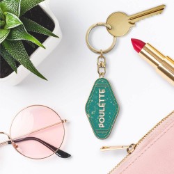 Porte-Clés Paillettes Mot Fantaisie