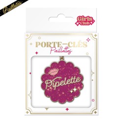 Porte-Clés Paillettes Mot Fantaisie