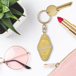 Porte-Clés Paillettes Mot Fantaisie