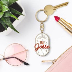 Porte-Clés Paillettes Mot Fantaisie