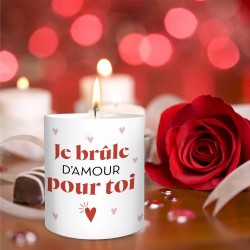 Bougie Fantaisie Je t'aime
