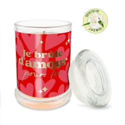 Bougie en Verre Romantique