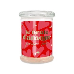 Bougie en Verre Romantique