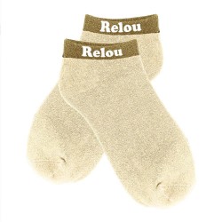 Socquettes Paillettes Colorées Mot Fantaisie