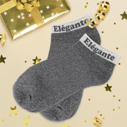 Socquettes Paillettes Colorées Mot Fantaisie