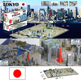 Puzzle 4D Tokyo 1400 Pièces