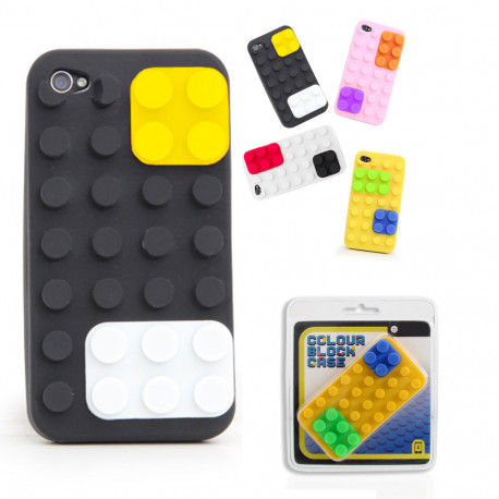 Illuminez votre iPhone 4/4S avec cette coque de protection en silicone inspirée des blocs Lego ! Cette coque insolite est composée de plusieurs blocs emboîtables pour un maximum d’effets ! 