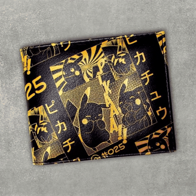 Portefeuille à l'Anglaise Pokemon Pikachu Manga