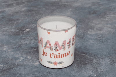 Bougie Mamie je t'aime